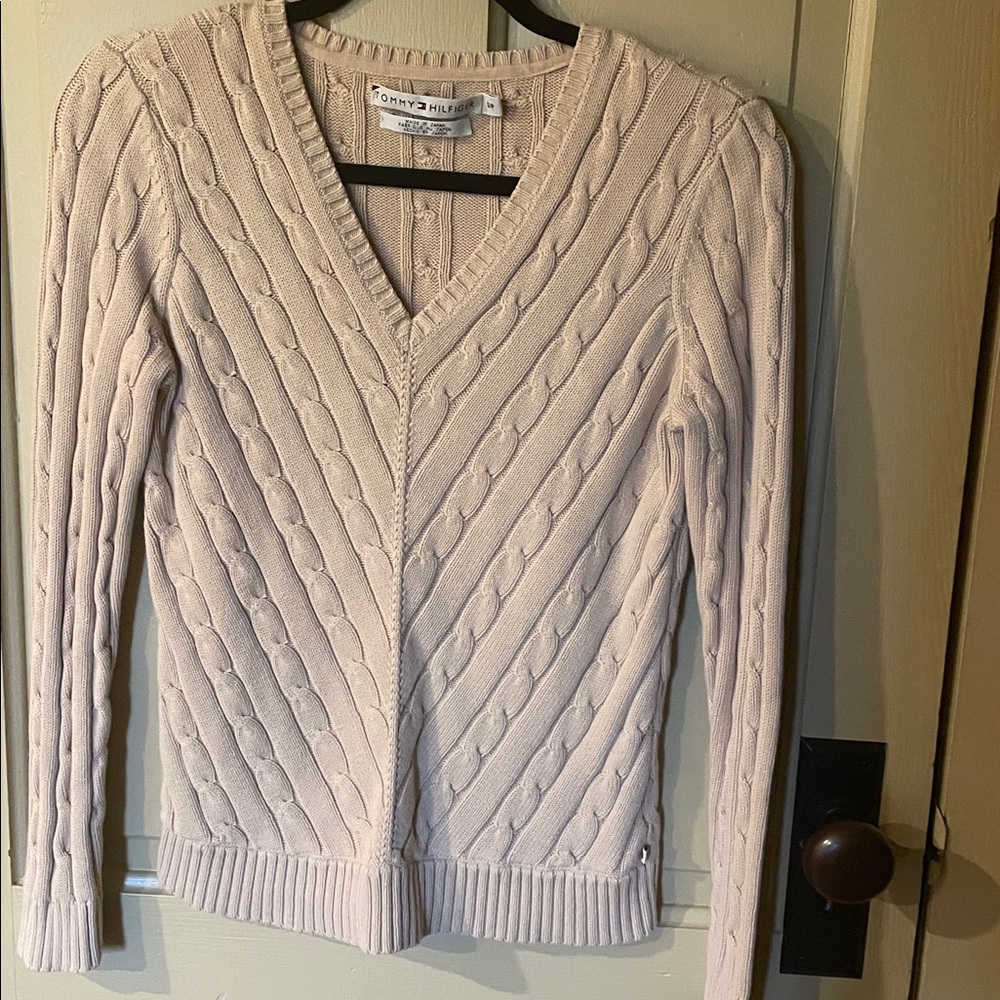 Tommy Hilfiger Women's Beige Sweater SP
100% cotton